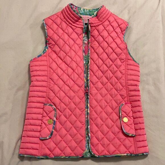 Lilly Pulitzer Vest Sz L 8-10 - Picture 1 of 11